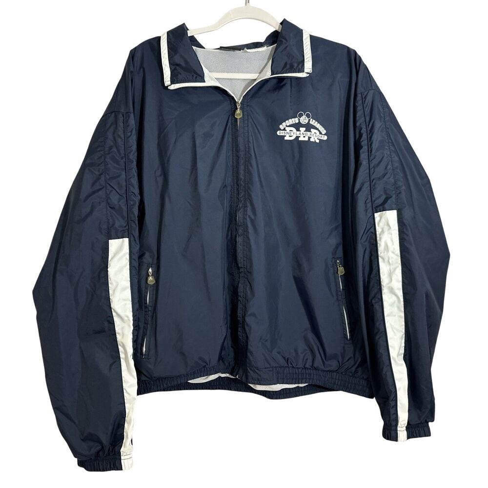 Disneyland Resort DLR Navy Sports Leagues Windbreaker size XL